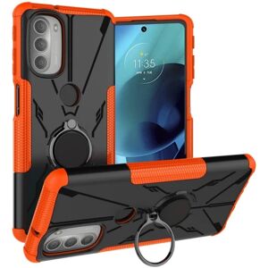 Generic Kickstand-cover med magnetisk plade til Motorola Moto G51 5G - O Orange