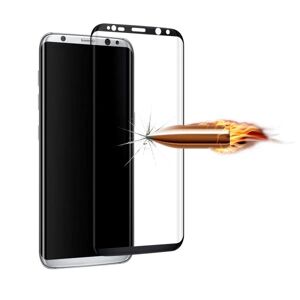 Samsung Galaxy S8 - (3-PACK) HuTech EXXO skærmbeskytter med ramme Silver/Grå