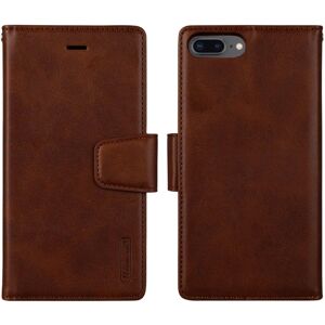 Hanman iPhone 6/6S Plus - Eksklusivt Dual Function Wallet Cover Brun