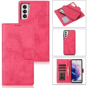 Samsung Galaxy S21 Plus - Professionelt LEMAN Wallet Cover Rosa