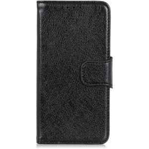 MTK Sony Xperia L4 Textured Split Wallet Case - Sort Black