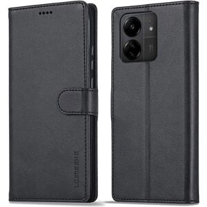 MTK LC.IMEEKE Pung etui Etui Shell til Xiaomi Redmi 13C Black