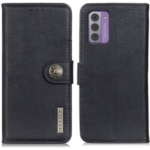 MTK Telefontaske til Nokia G42 Wallet Cover Mobiltaske KHAZNEH Black