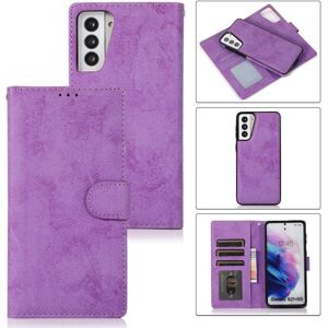 Samsung Galaxy S21 - LEMAN Wallet etui Lila