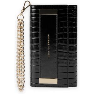 IDEAL OF SWEDEN Studio Clutch iPhone 12/12P Neo Noir Croco