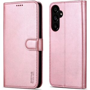 Til Samsung Galaxy A55 5G Læder Taske Pung Telefon Cover Magnetisk lås Rose Gold