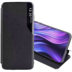 TechSolz Xiaomi Redmi Note 10 Pro / 10 Pro Max - Smart View Case - Sort Black