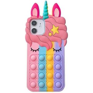 Til Iphone Apple Cartoon Unicorn Mobiltelefon Taske Rainbow Silikone Blødt Cover iphone6 or 6S