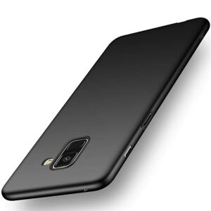 ExpressVaruhuset Samsung A8 2018 Ultra tyndt matsort cover Basic V2 Black