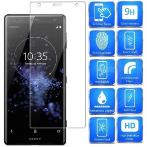 ExpressVaruhuset 2-PACK Xperia XZ2 Compact hærdet glas 0,26 mm 2,5D 9H Transparent