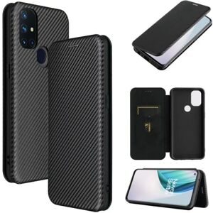 ExpressVaruhuset OnePlus Nord N10 Flip Case Kortrum CarbonDreams Black