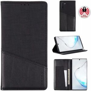 ExpressVaruhuset Samsung Note 10 Elegant etui i PU-læder med RFID-blok Black