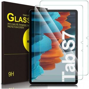 ExpressVaruhuset Samsung Tab S7 / Tab S8 Hærdet glas 0,26mm 2,5D 9H Transparent