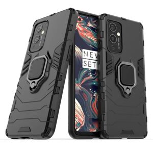 ExpressVaruhuset OnePlus 9 Shockproof Cover med Ring Holder ThinArmor Black