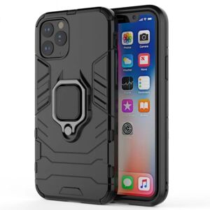 ExpressVaruhuset iPhone 11 Pro Max Stødsikkert cover med Ring Holder ThinArmor Black