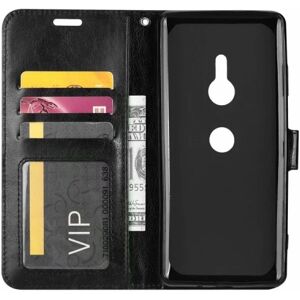 ExpressVaruhuset Xperia XZ3 Pung etui PU-Læder 4-KOMPARTMENT H9436 Black