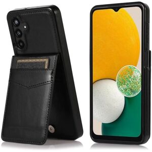 ExpressVaruhuset Samsung A54 5G Mobil Cover Kortholder 5-SLOT Retro V3 Black