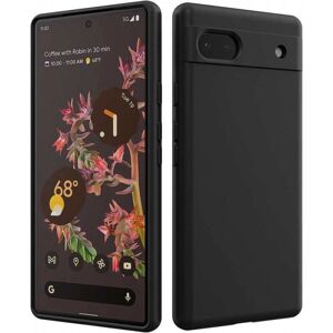 ExpressVaruhuset Google Pixel 6a Ultra tyndt blødt gummibelagt mat sort cover Black