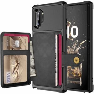 ExpressVaruhuset Note 10 Plus Shockproof Premium Cover 4-TACK Solid V3 Black