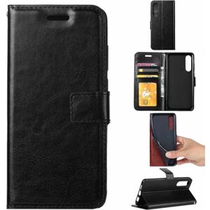 ExpressVaruhuset Sony Xperia 5 II Pung Etui PU Læder 4 RUMM Black