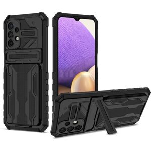 ExpressVaruhuset Samsung A32 5G stødsikkert cover Kickstand & kortrum ThinArmor V Black