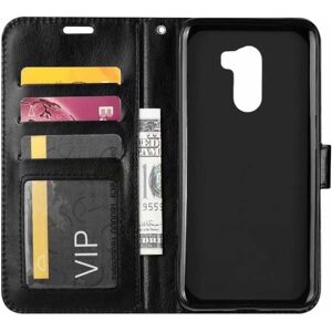 ExpressVaruhuset Pocophone F1 Pung etui PU-Læder 4-KOMPARTMENT Evry Black