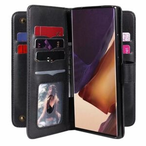 ExpressVaruhuset Samsung Note 20 Ultra Wallet Case med 11-bakke Array V2 Black