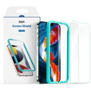 ExpressVaruhuset 2-PACK iPhone 13 Mini ESR 9H hærdet glas Transparent