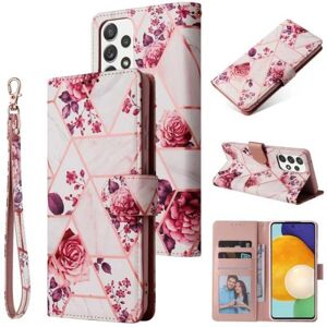 ExpressVaruhuset Samsung A52 4G/5G Trendy Pung-etui Sparkle 4-RUMMET Pink