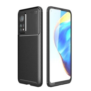 ExpressVaruhuset Xiaomi Mi 10T / Mi 10T Pro Shockproof Slim Cover FullCarbon V4 Black