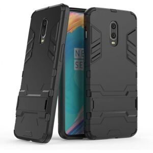 ExpressVaruhuset OnePlus 6T Shockproof Cover med Kickstand ThinArmor Black