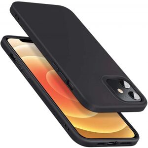 ExpressVaruhuset iPhone 12 Mini gummibelagt mat sort silikonecover Black