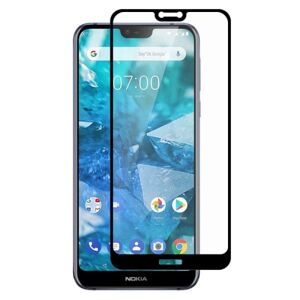 ExpressVaruhuset 2-PACK Nokia 7.1 hærdet glas 0,26 mm 2,5D 9H fuldskærm Transparent