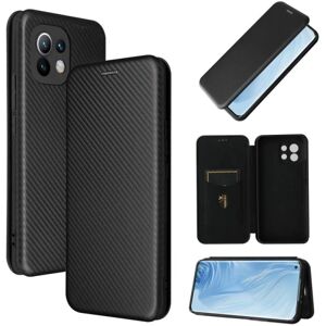 ExpressVaruhuset Xiaomi Mi 11 Flip Case Kortrum CarbonDreams Black