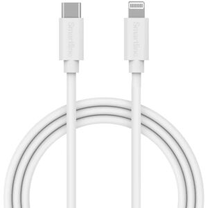 Smartline Lightning Kabel Til USB-C 3A 1m Hvid