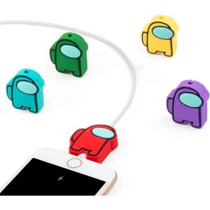 Apple Sød kabelbeskytter til iPhone-oplader, 5 STK Cartoon Anime Charging Saver, Action Figures Cable Buddies, Kompatibel til iPhone iPad Opladerkabel On