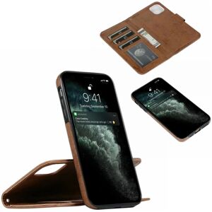 Froster Suede magnetisk etui til iPhone 13 Pro Max magnetisk lås. Brown one size