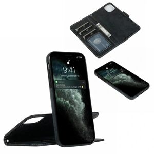 Froster Suede magnetisk etui til iPhone 13 Pro Max magnetisk lås. Black one size