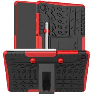 SKALO Samsung Tab S6 Lite Armor Dæk Hybrid Cover - Rød Red