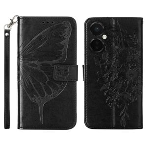 SKALO OnePlus Nord CE 3 Lite 5G Mandala Butterfly Flip Cover - S Black