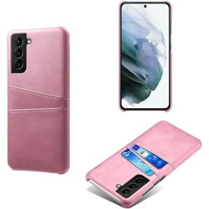 SKALO Samsung S22 PU Læder Kortholder Cover - Rose Gold Pink gold