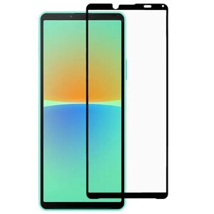 2-PACK SKALO Sony Xperia 10 IV Full Cover Skærmbeskytter Hærdet Gla Black