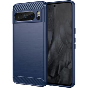 SKALO Google Pixel 8 Pro Armor Carbon Stødsikker TPU-cover - Væl Blue