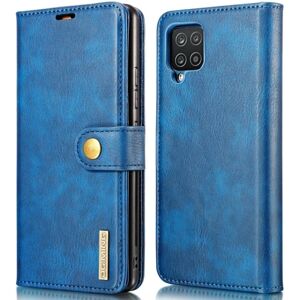 DG MING Samsung A22 4G 2-i-1 magnetisk pung etui - Blå Blue