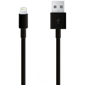 Teknikproffset Lightning kabel til iPhone & iPad, 1 meter, svart