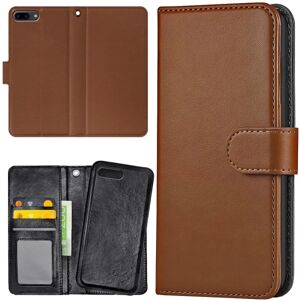 Apple iPhone 7/8 Plus - Mobilcover/Etui Cover Brun Brown