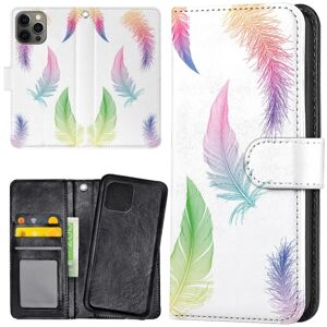 Apple iPhone 13 Pro - Mobilcover/Etui Cover Fjer Multicolor