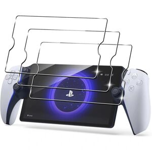 Sony Skærmbeskytter Hærdet glas Kompatibel til Playstation Portal 3 Pack Transparent Hd Clear Anti-ridse Skærmbeskytter til Ps Portal Remote