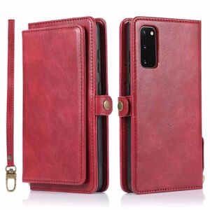 Zleep Stilfuldt 2-1 Wallet etui - Samsung Galaxy S20 FE Röd