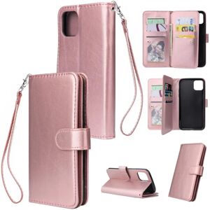 Royben Robust, fleksibel 9-korts pung-etui - iPhone 12 Pro Max Roséguld